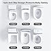 Potty Training Seat with Step Stool Ladder,Toddlers Toilet Potty Seat for Boys Girls,Kids Potty Training Seat-Splash Guard Safe Handle Anti-Slip Pads (Orange)