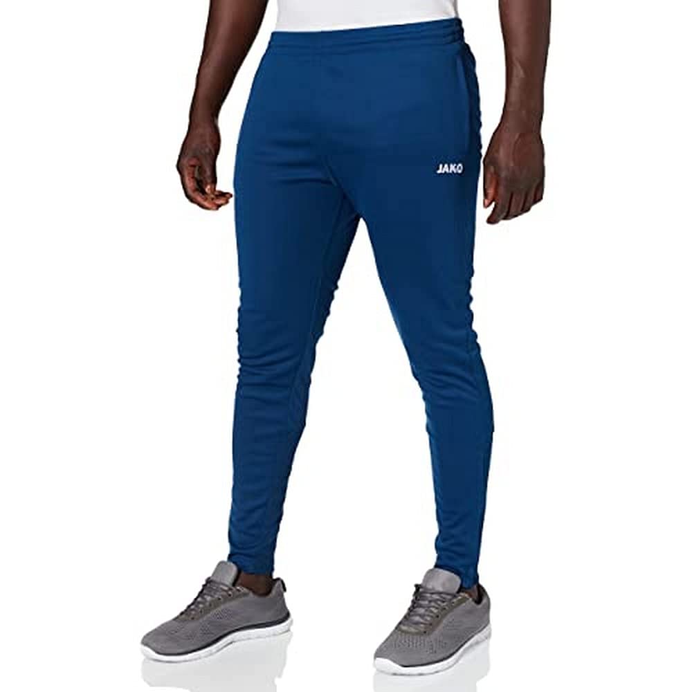JAKO Men's Classico Long Tracksuit Bottoms - Blue - S
