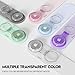 4-Pack Airtag Holder Keychain, Airtag Cover Waterproof 360° Full-Body Protective Case for Airtag, Compatible with Apple AirTags for Bags, Keys, Pets and Valuables (Multi-Color)