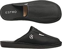 ESTRO – ESTRO Hausschuhe Herren Leder Herrenhausschuhe - Hausschuh M