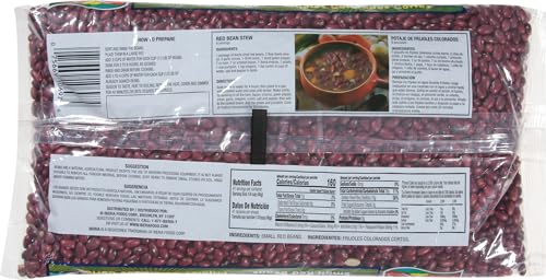 Iberia Small Red Beans, 4 lb, Long Shelf Life Small Red Beans with Easy Storage, Rich in Fiber & Potassium, Low Calorie, Low Fat Food