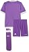 adidas Real Madrid CF 2015/16 A SMU Mini Conjunto Jugador, Niños, Violeta/Blanco,...