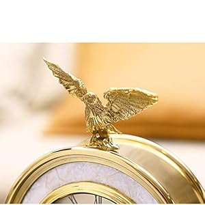 Desk ClockModern Mantel Clock Ornaments Living Room Table ClockHome Mute Creative Table Clock for Living Room Fireplace