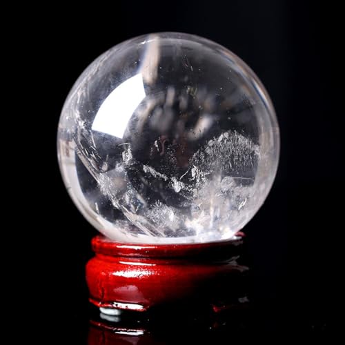 Sphère en quartz blanc décorative 6cm pour bureau et salon zen - 4