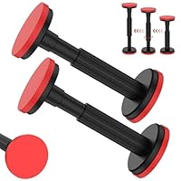 AROMUJOY 2 Stück Teleskop-Stützstange, 18–45cm Verstellbar Stützsystem, Schrank-Hebebügel Teleskopstütze 200 kg Gewichtskapazität, Montagestütze für Sofa, Waschbecken, Wandschränke Badezimmerschränke