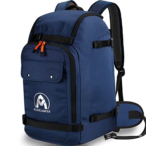 libergarden 50l Ski Boot Bag Backpack For Ski Gear, Waterproof Snowboard Boot Bag For Skiing Helmets, Goggles, Gloves, Skis, Ski Apparel & Boot Storage(3 Separate Compartments)