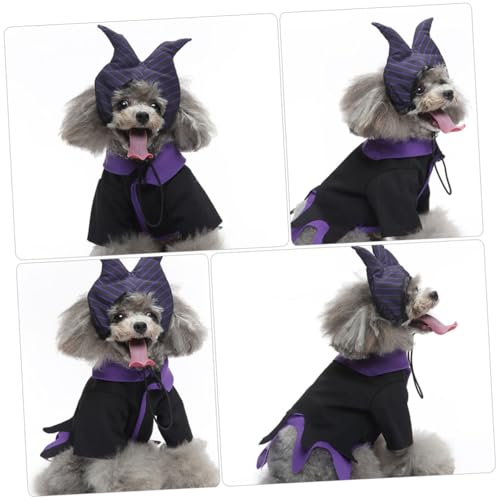 Disfraz de Bruja para Perro Halloween Talla L miniatura 3