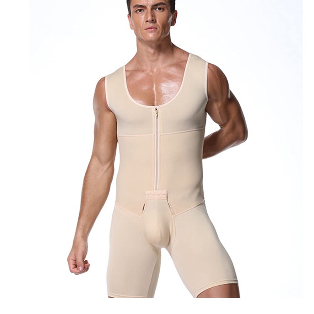 Herren Figurformende Shapewear Body Shaper Bodysuit Bauchkontrolle Butt Lift Assist S - 6XL