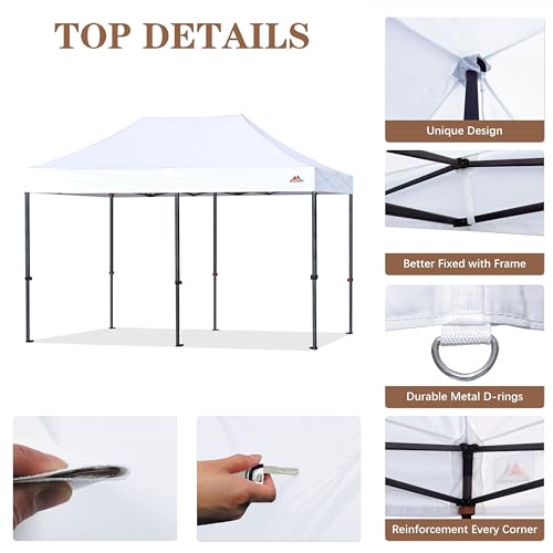 Image of SCOCANOPY White Commercial 10x20 Canopy Replacement Cover