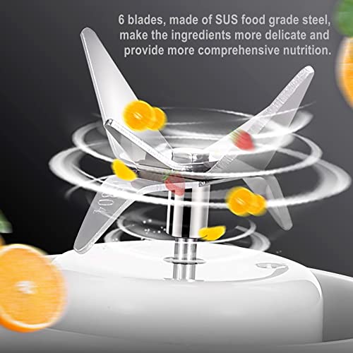 Tankrin Portable Blender, Fresh Juice Blender Bottles 16 Oz With 6 Blades, Mini Blender For Shakes And Smoothies #TOP3