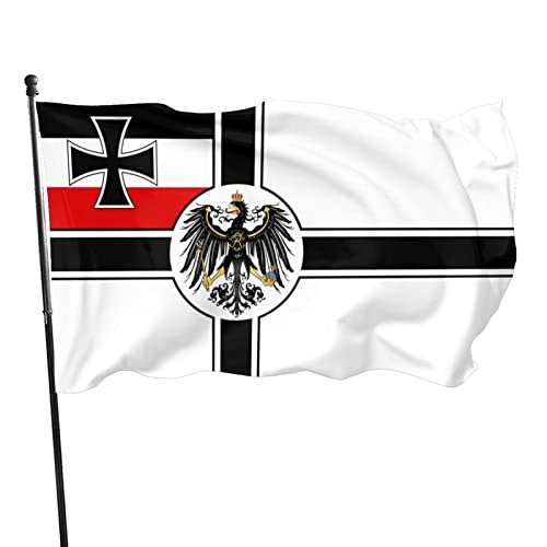 Garten Fahnen 90X150cm Deutsche Flagge Garten Banner Lichtbeständige Außenbanner Mit Metall-Ösen Dekoration Fähnchen Für Hof Haus Home