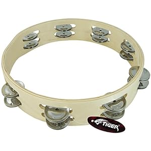 TIGER TAM84-10 Koploze Tambourine – Dubbele klem ring – 10 inch