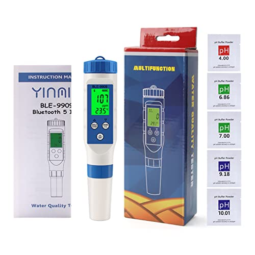 Meter 5 In 1 TDS Salinity Temp Meter Water Quality Monitor Tester For Pools Hydroponics Drinking Water Tds Temp Meter Aquarium