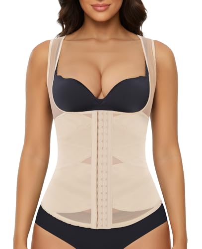 Image of Nebility Waist Trainer for Women Corset Shapewear Tummy Control | Body Shaper Vest Waist Cincher Shapewear