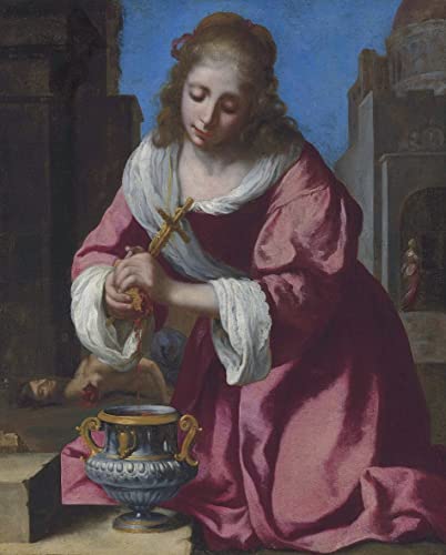 Toile Sainte Praxède Vermeer impression d'art premium pour décoration murale