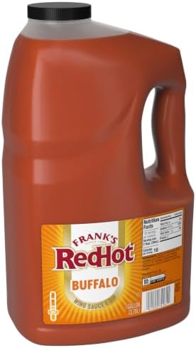 Frank’s RedHot Original Cayenne Pepper Hot Sauce 3.78L | Premium Cayenne Pepper Sauce for Chefs (Buffalo Wing Sauce, Franks RedHot Original Buffalo Wings Sauce Catering Size 3.78 L Bottle)