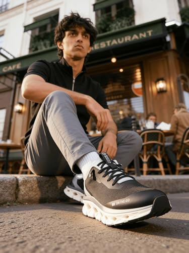 Image of Bacca Bucci BB On-The-Go Men Slip-On Walking & Running Shoes with Stretch Laces and Cushioned Sole