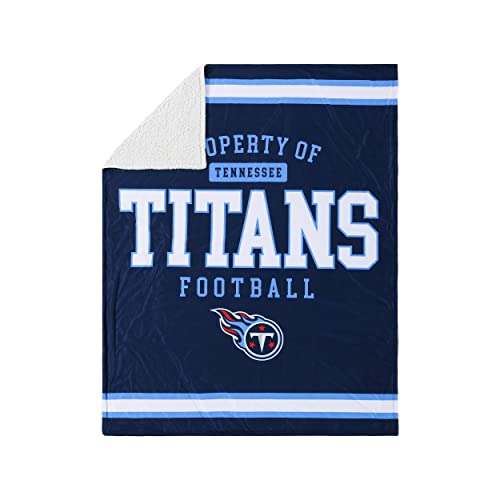 Tennessee Titans NFL Team Property Sherpa Plush Throw