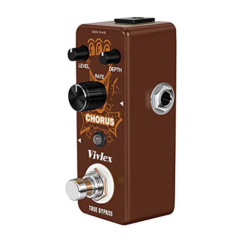 Vivlex Lef-304 Chorus Guitar Effects Pedal Classic Bbd Analog Ensemble Pedal For Electric Guitar True Bypass Mini Size Full Metal Shell #TOP5