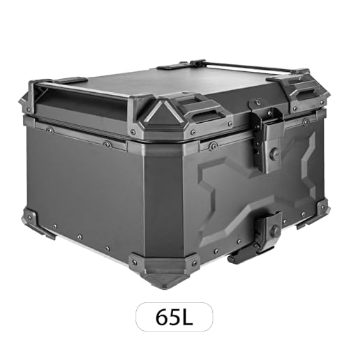 Coffre arrière de moto sécurisé contre le vol aluminium 65L - 3