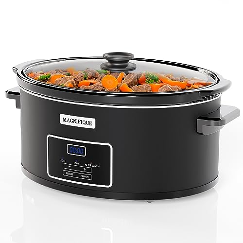 Magnifique8quartcasseroleslowcookerwithtimeranddigitalprogrammablesmallkitchenapplianceforfamilydinnersserves6peopleheatsettingskeepwarmlowandhigh Urban Country Home Decor Magnifique 8 quart casserole slow cooker with timer and digital programmable small kitchen appliance for family dinners serves 6 people heat settings keep warm low and high urban country home decor