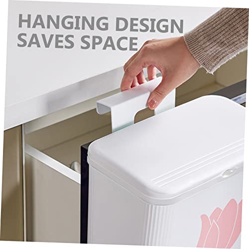 Cubo de basura rectangular decorativo para cocina miniatura 4