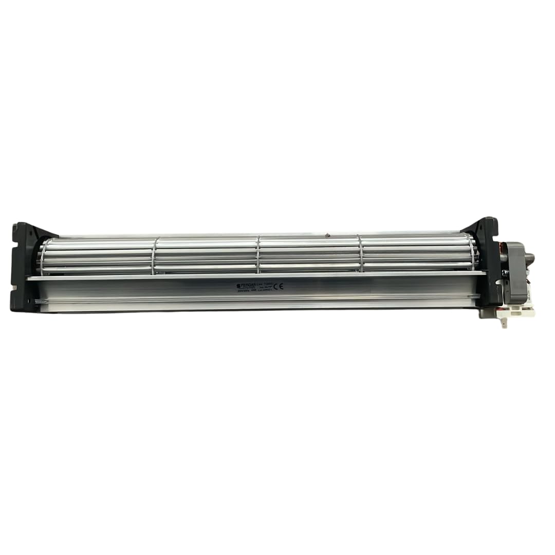 Ventola tangenziale lunghezza totale: 500 mm, dimensioni bocchetta: 422x42 mm, per stufa a pellet