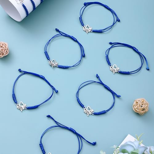 rtteri 20 pcs cheerleader gifts cheer bracelet girls charm bracelet adjustable cheerleader gifts for cheer team jewelry accessories bulk