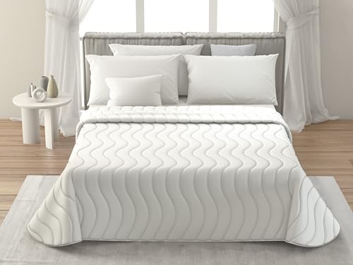 MAXIME MAISON - Dessus de Lit 2 Personnes 240x260 (100 GR/mq) Couvre Lit 2 Personnes 240x260, Couverture Lit, Dessus de Lits et Couvre-Lits, Jeté de Lit...