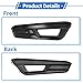ACROPIX Fog Light Grill Front Lower Bumper Fog Light Cover Inserts No.F1EZ15266C for Ford Focus ST 2015-2018 Black ABS 1 Pcs Front Right Car