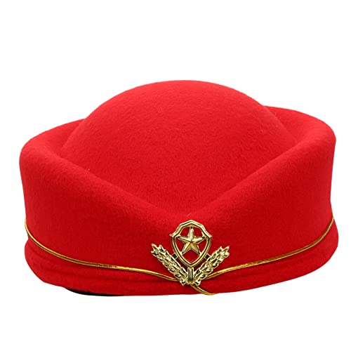 Casquette pour cosplay hôtesse accessoire de mode chic et chapeau de spectacle