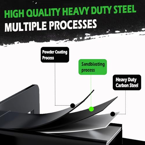 Image of Upgraded Zero Turn Lawn Mower Hitch with 2 inch Receiver, 6mm Thicker Heavy Duty Steel Bolt On Trailer Hitch Receivers, Compatible with Many Models Lawn Mower, Tractor, Trailer, Golf Cart, ATV Etc.