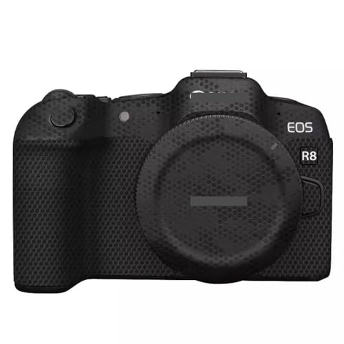 Skin Canon EOS R8 vinyle premium Mamba Black film de protection luxe