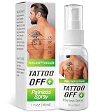 Tattoo Removal Cream, Safe & Painless Tattoo Remover for Men & Women, Tattoo Fade Cream with Gentle Formula-No Scars Left & Fast Absorption, Natural & Effective, 30 ml