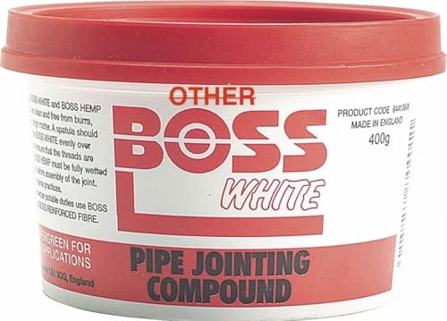OTHER BOSS WHITE JOINTING PASTE 400GRM TUB - White (Jointing Compounds and Sealants)