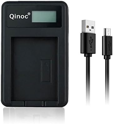 USB Camera Battery Charger for Panasonic Lumix DMC-FS9 Digital Camera - Works with any USB wall | Car charger or External Battery Pack - Smart Display for Accurate Battery Charge Status