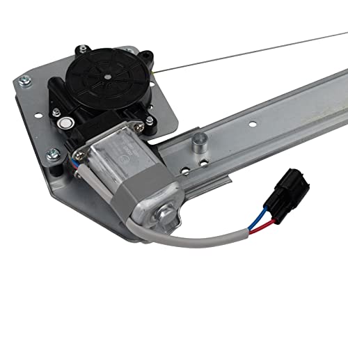 Image of TRQ Rear Right Power Window Regulator & Motor Assembly Passenger Side Compatible with 2015-2020 Honda Fit