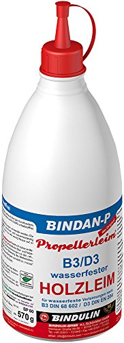 Bindulin Bindan-P Colla per legno, resistente all'acqua (flacone da 570 g)