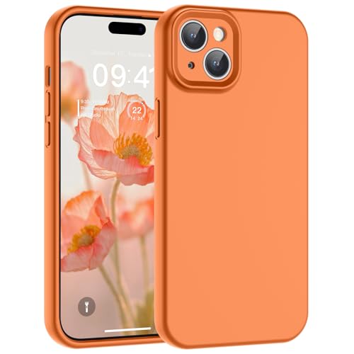 Coque iPhone 14 Plus en silicone liquide de qualité supérieure et doublure microfibre douce