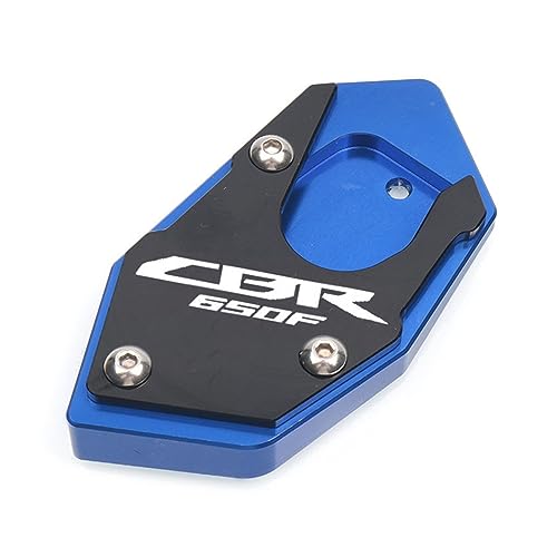 Plaque de béquille latérale CBR650F anti-enfoncement support moto CNC élargi