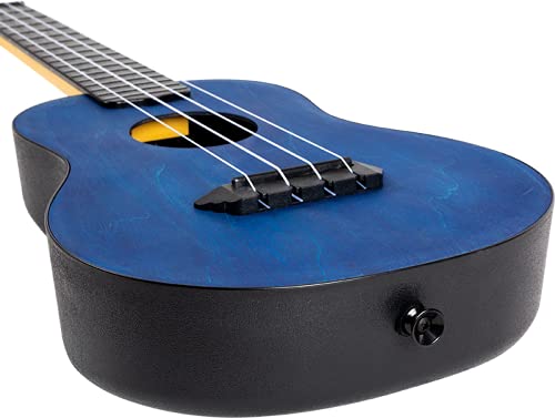 Flight, 4-String Dark Blue Travel Concert Ukulele, (Tuc-35 Db) #TOP6