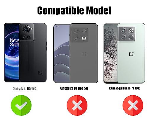 Image of Jkobi Lifetime Anti-Yellow MagSafe Compatible Clear Back Cover Case for OnePlus 10R (Sleek Hard Crystal | Shockproof and Camera Protection)