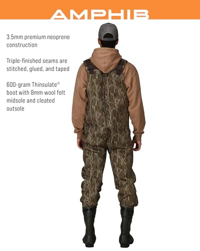 Image of FROGG TOGGS Amphib Neoprene Bootfoot Waterproof Fishing Camo Chest Wader
