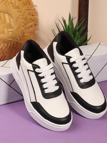 Image of Lightweight Walking Shoes Casual Lace-Up Sneaker for Women /Girls