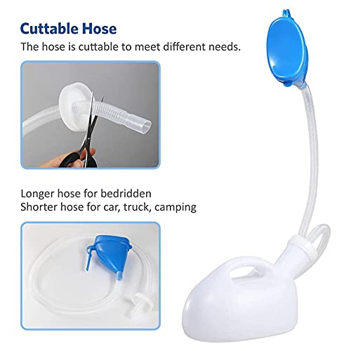 Urinoir voor vrouwen - Morsbestendige vrouwelijke urinoirscontainer 2000mL Morsbestendige urine-vrouwelijke draagbare… - Image 5