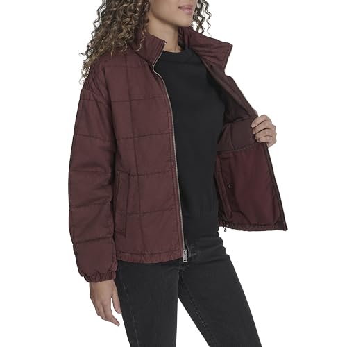 Levi's Women's Box Quilted Cotton Jacket in Tawny Port – Your New Go-To for Cozy Style! - Image 6