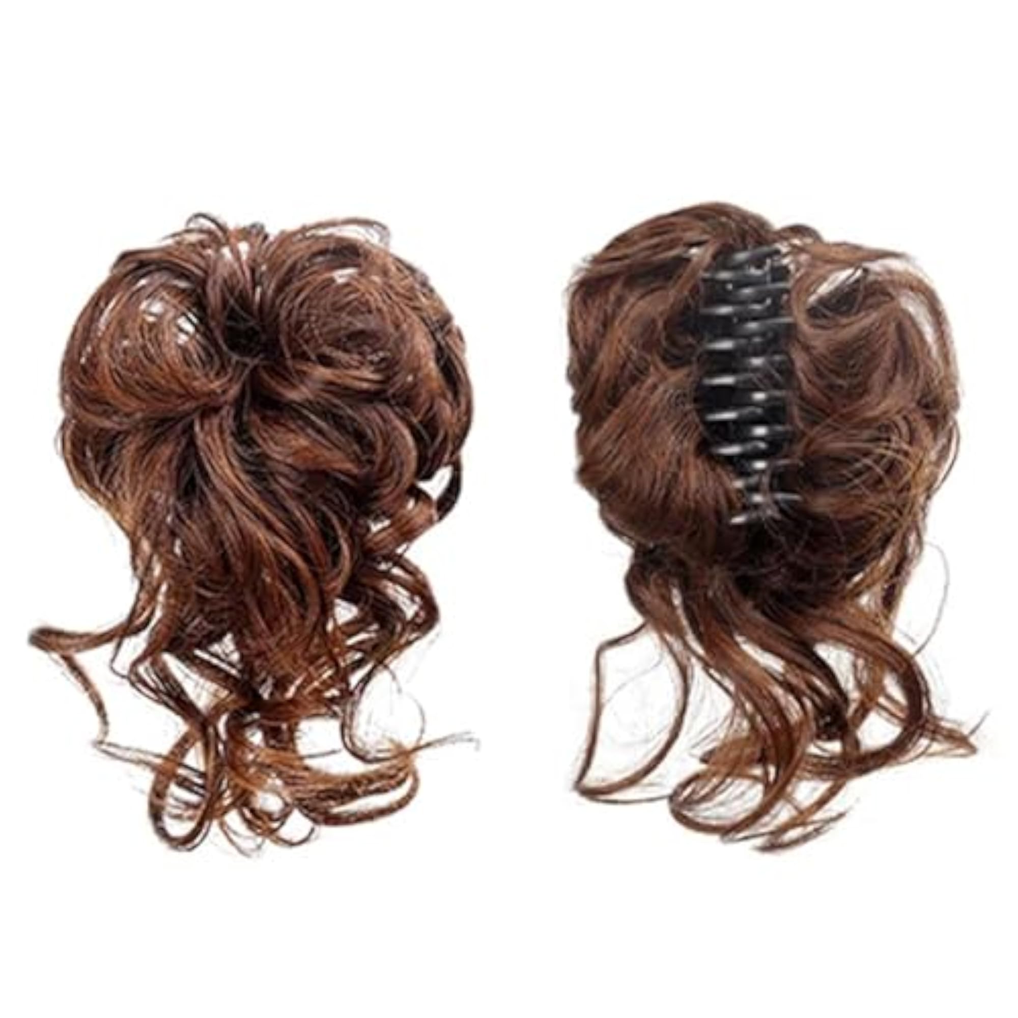 Light Brown Bun Scrunchies for Adding Volume