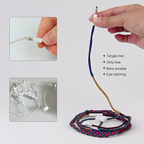 Urizons 3.5Mm Wocen Cord Earbuds Headphones With Mic -Ture Noise Isolating Wired Earphones With Powerful Heavy Bass Stereo, Compatible With Android, Iphone, Ipad, Laptops(Us National Flag Color) #TOP4