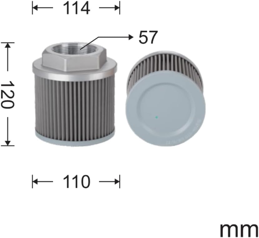 Hydraulic Inlet Filter CH1171T Compatible with EC 40NS 50NSL 55NSL 60NS 65NS 68NS Excavators