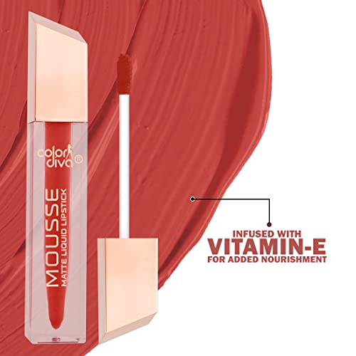 Image of Adbeni Value Pack, Mousse Matte Liquid Lipstick With Eyeliner & Mascara, 5.5ml Each | Long Lasting, Water & Smudge Proof, Light Weight, 14 Hour Long Stay, Pack Of 3 (Chilling Lips 126)